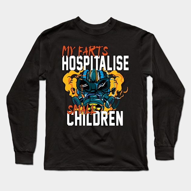 Fart, Child, Hospital, Toddler, Clinic, Long Sleeve T-Shirt by SiegfriedIlligDesign